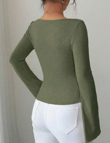 Bluză Shein, verde