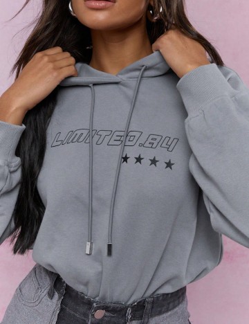 Hanorac tip body Shein Missguided, gri