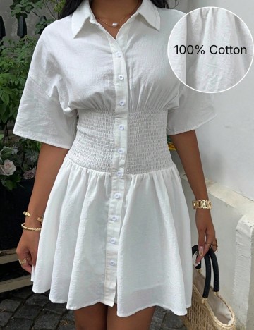 Rochie mini Shein, alb