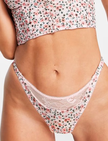 Chiloți Tanga Wild Lovers, mix culori