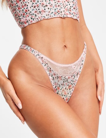 Chiloți Tanga Wild Lovers, mix culori