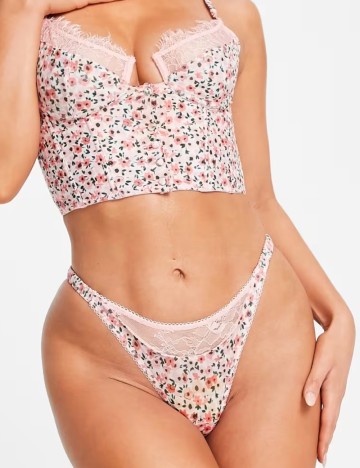 Chiloți Tanga Wild Lovers, mix culori