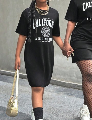 Tricou lung Shein, negru