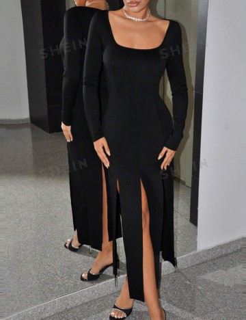 Rochie midi Shein, negru