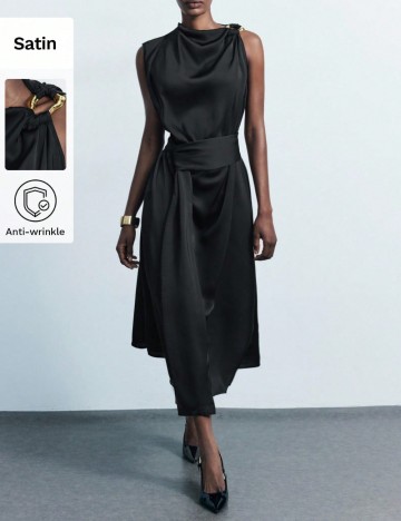 Rochie midi Shein, negru