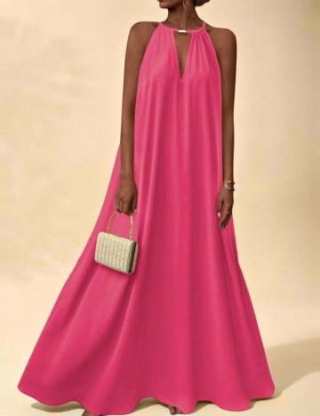 Rochie maxi Shein, roz
