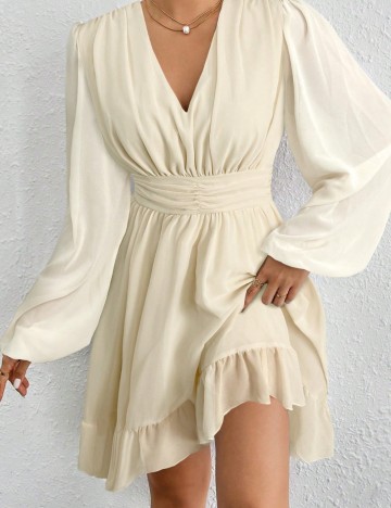 Rochie mini Shein, crem