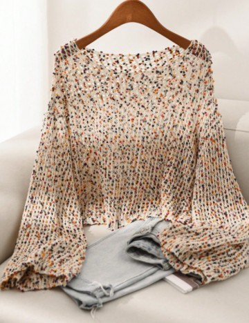 Bluză Shein Curve+, mix culori