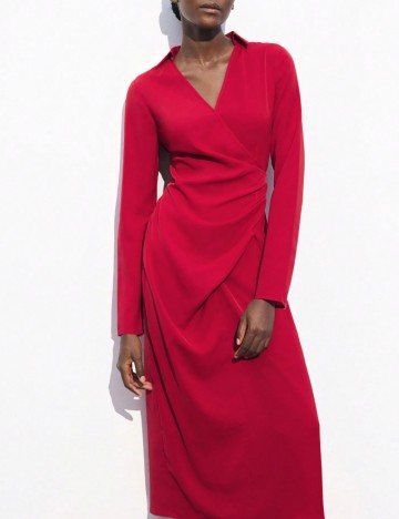 Rochie maxi Shein MAIJA, vișiniu