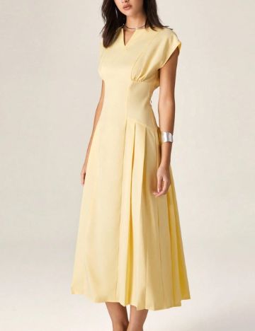 Rochie midi Shein, galben