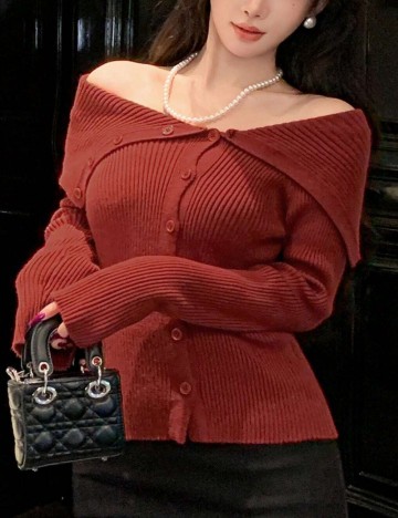 Pulover Shein, cărămiziu