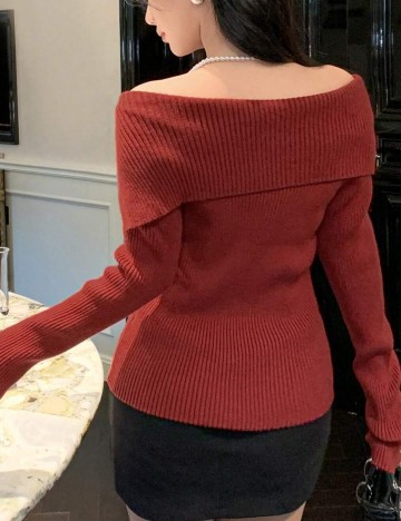 Pulover Shein, cărămiziu