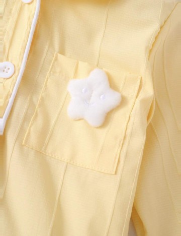 Set pijamale Shein, galben