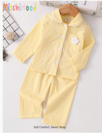 Set pijamale Shein, galben