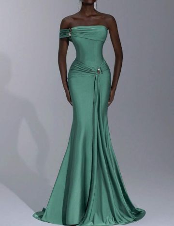 Rochie maxi Shein, verde