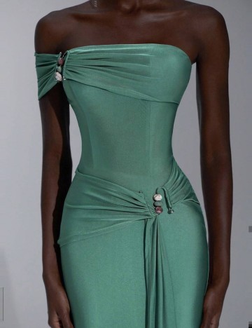 Rochie maxi Shein, verde