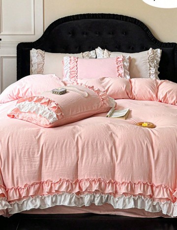 Set Lenjerie De Pat Shein, roz