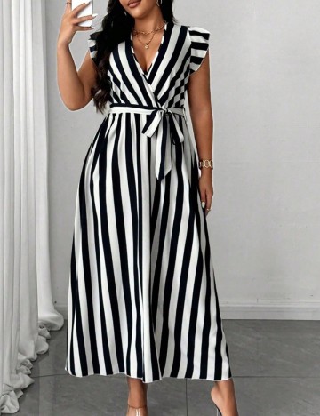 Rochie maxi Shein Curve+, mix culori