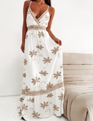 Rochie midi Shein, alb