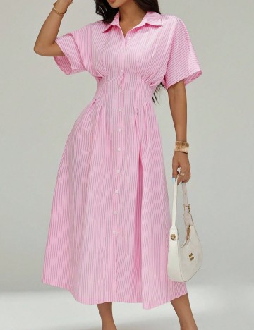 Rochie midi Shein, mix culori