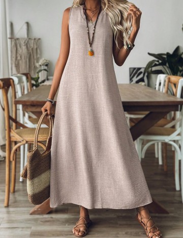 Rochie maxi Shein, maro