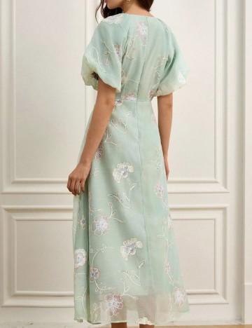 Rochie midi Shein, verde