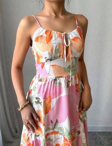 Rochie maxi Shein, mix culori