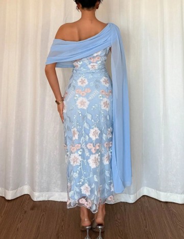 Rochie maxi Shein, albastru