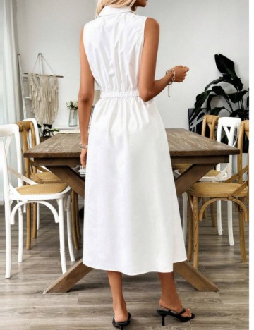 Rochie midi Shein, alb