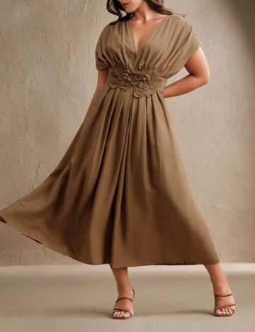 Rochie midi Shein, maro