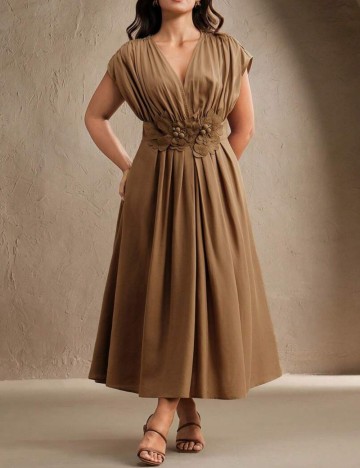 Rochie midi Shein, maro