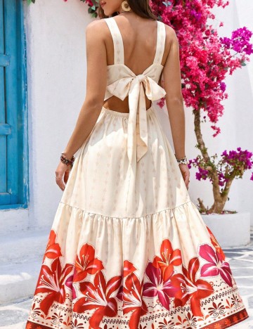 Rochie midi Shein, crem