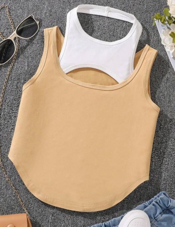 Top Shein, mix culori