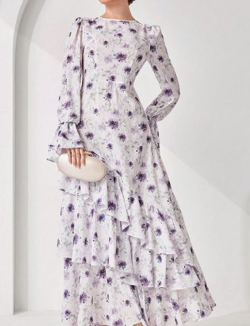 Rochie maxi Shein, mix culori