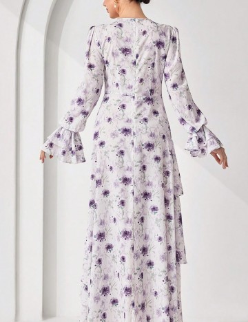 Rochie maxi Shein, mix culori