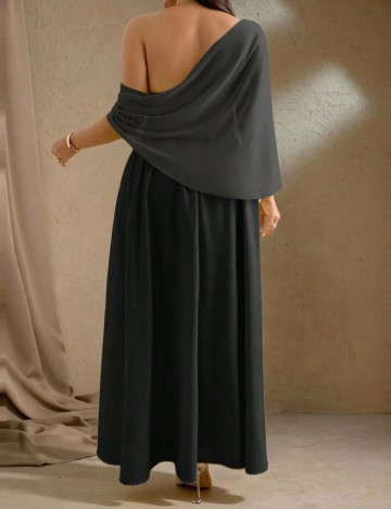 Rochie maxi Shein Curve+, negru