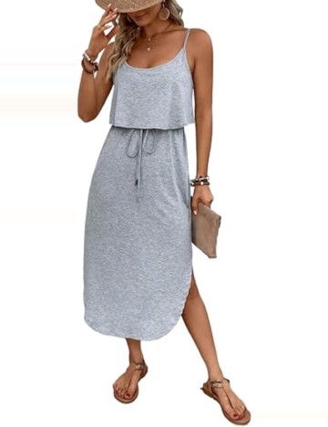 Rochie midi Shein, gri