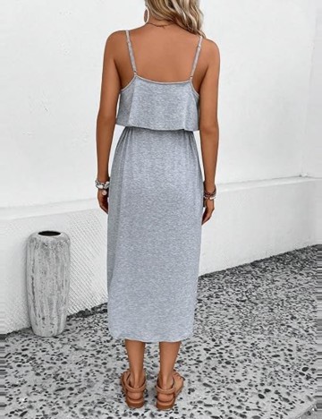 Rochie midi Shein, gri