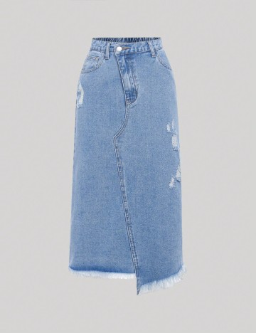 Fustă de blugi Shein, albastru