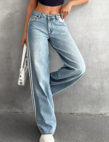 Jeans Shein, albastru