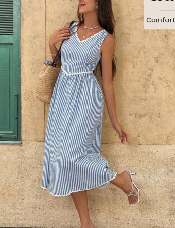 Rochie midi Shein, mix culori