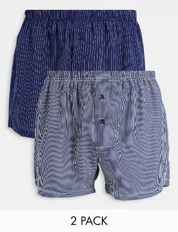 Set Boxeri ASOS, albastru