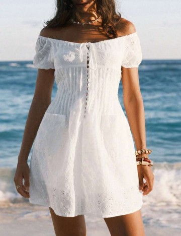 Rochie mini Shein, alb