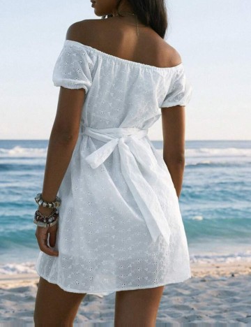 Rochie mini Shein, alb