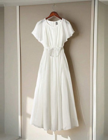 Rochie midi Shein, alb