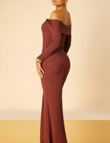 Rochie maxi Shein, maro