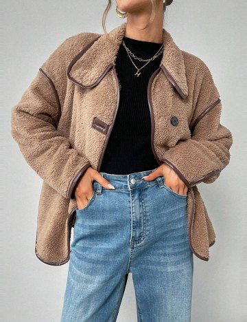 Jachetă Shein, maro