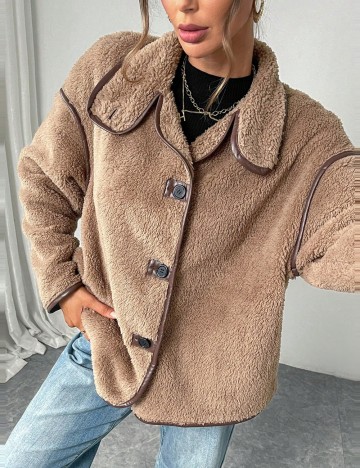 Jachetă Shein, maro