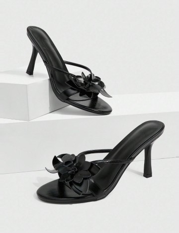 Saboți cu toc Shein, negru