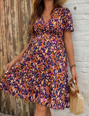 Rochie mini Shein Curve+, mix culori